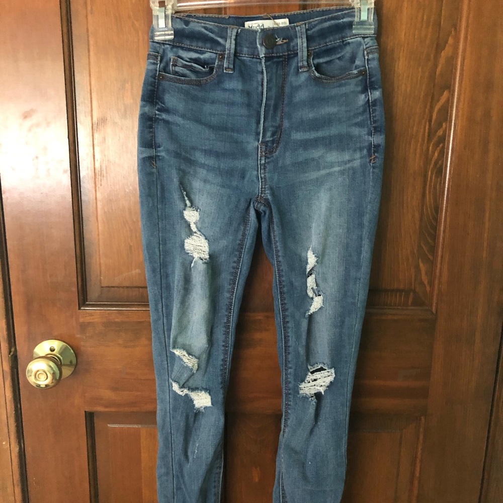 high rise jeans from mudd